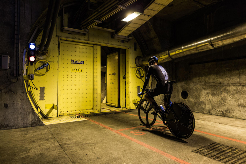 Illustration for article titled Meet The First Man To Bike Through The Channel Tunnel